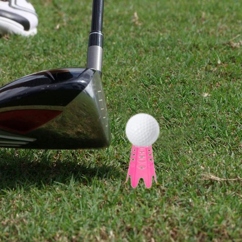 10Pcs Golf Simulator Tees Indoor Golf Tees Golf Mat Tees for Winter Turfs and Driving Range, Pack of 5 Tall and 5 Small
