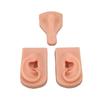 Silicone Piercing Practice Model Simulation Soft Flexible Nose Ears Model for Display Teaching Light Skin Color