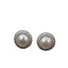 Pearl Stud Earrings & Necklace Set: 925 Sterling Silver with Natural Freshwater Pearls