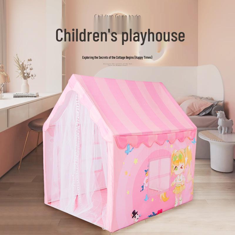 Палатка для девочки: Большой игровой домик для разделения детской кроватки