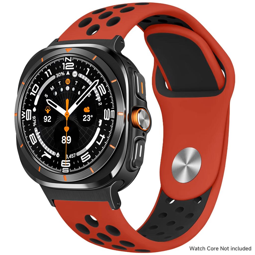 Силиконовый ремешок для Samsung Galaxy Watch 8 40 мм 44 мм 8 Classic 46 мм Спортивный дышащий браслет для Galaxy Ultra 2025 47 мм Ремешок