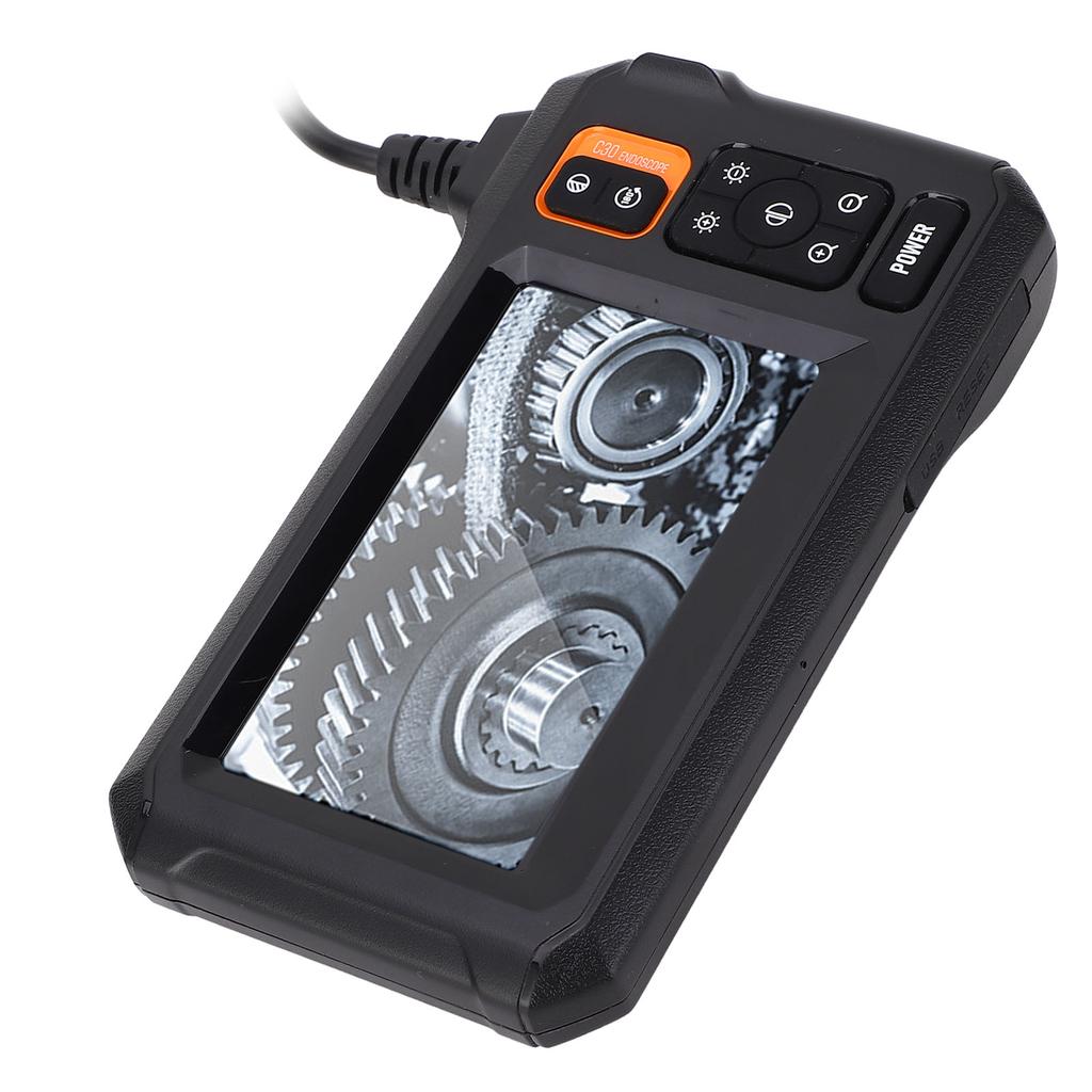 Эндоскопическая камера с подсветкой, 4,3-дюймовый IPS-экран, угол обзора 170 градусов, водонепроницаемый HD-бороскоп IP67