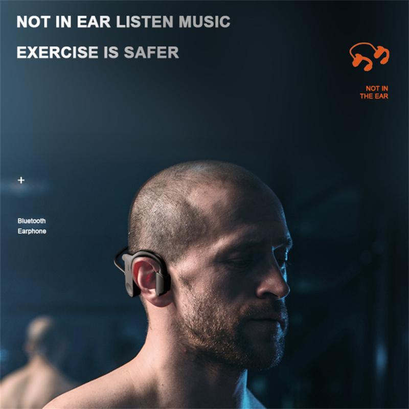 F3 Наушники с костной проводимостью, совместимые с Bluetooth 5.2, Беспроводные спортивные бизнес-наушники для улицы