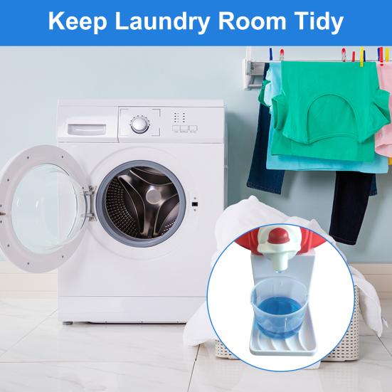 Подстаканник для стирального порошка, прочный дозатор для стирального порошка, органайзер для ополаскивателя для белья, капельница