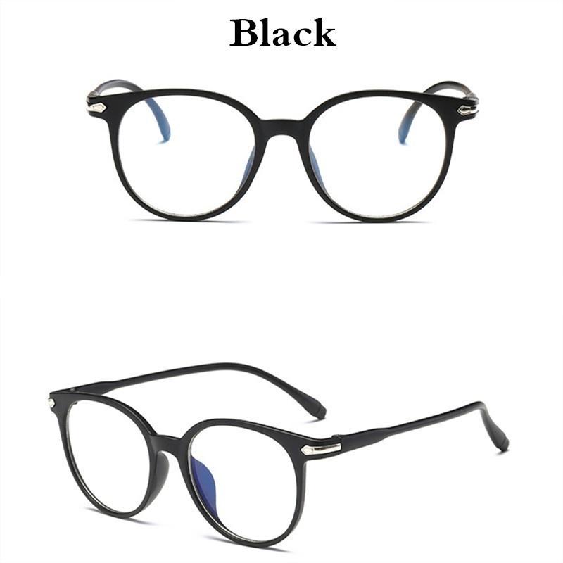 Round Clear Lens Glasses Candy Sweet UV400 Sunglasses Transparent Retro Mirrored Lens Fashion Goggle Summer Accessories