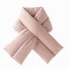 Down Cotton Cross Ring Scarves Windproof Down Cotton Scarf New Thermal Shawl  Women Men