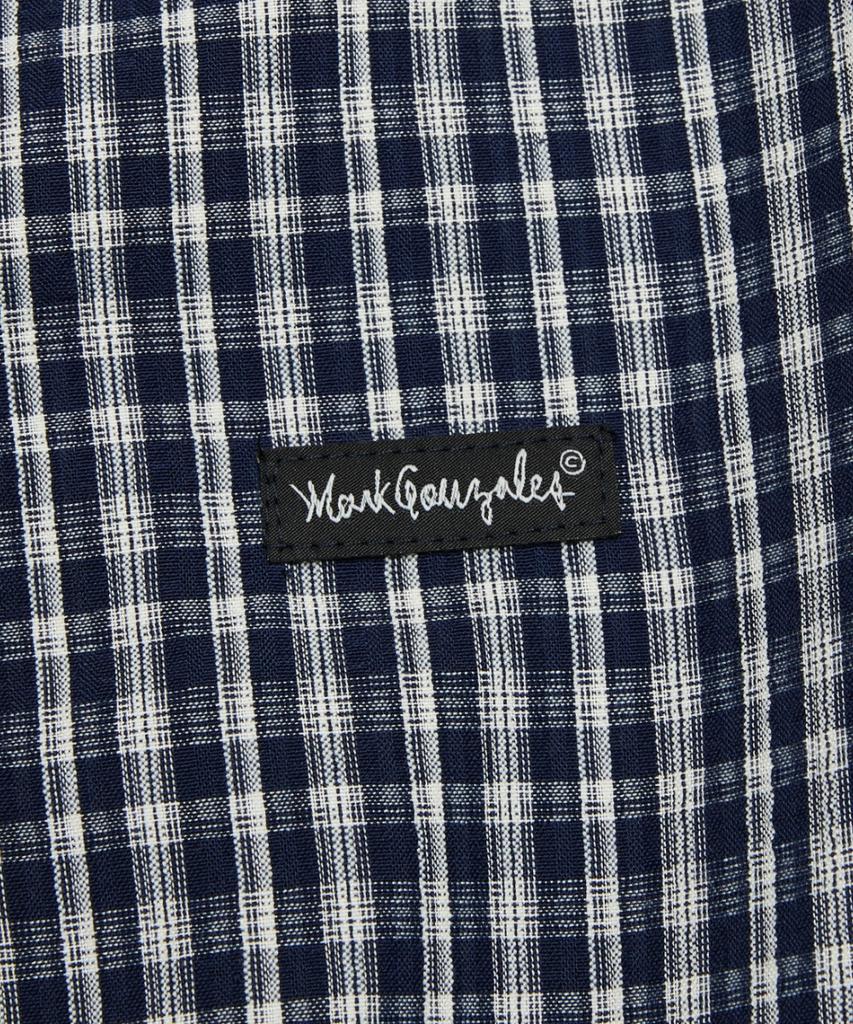 Mark Gonzales Check Blouson Jacket - Navy