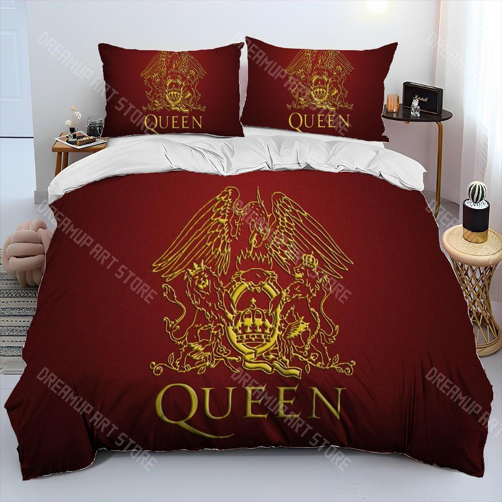 Фредди Меркьюри Queen-рок-группа Комплект постельного белья с одеялом, Пододеяльник Комплект для кровати Покрывало Наволочка, Комплект постельного белья размера Кинг/Квин