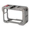 Action Camera Cage with Magnetic Base Anti Slip Pad Easy Disassembly Aluminum Alloy Protective Frame