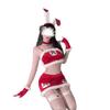 Рождественская одежда Atmosphere Cross Новогоднее платье Pure Desire cos Короткая юбка Женское сексуальное красное платье-кролик