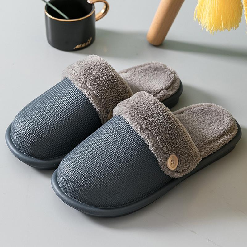 Модные домашние женские теплые тапочки плюшевые мягкие подошвы женские домашние тапочки легкие парные тапочки нескользящие женские туфли 2024 женские