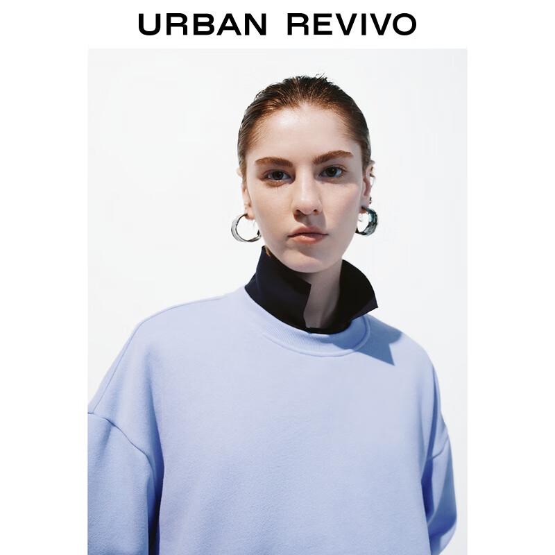 UR 2025 Autumn Women's Oversized Round Neck Sweatshirt