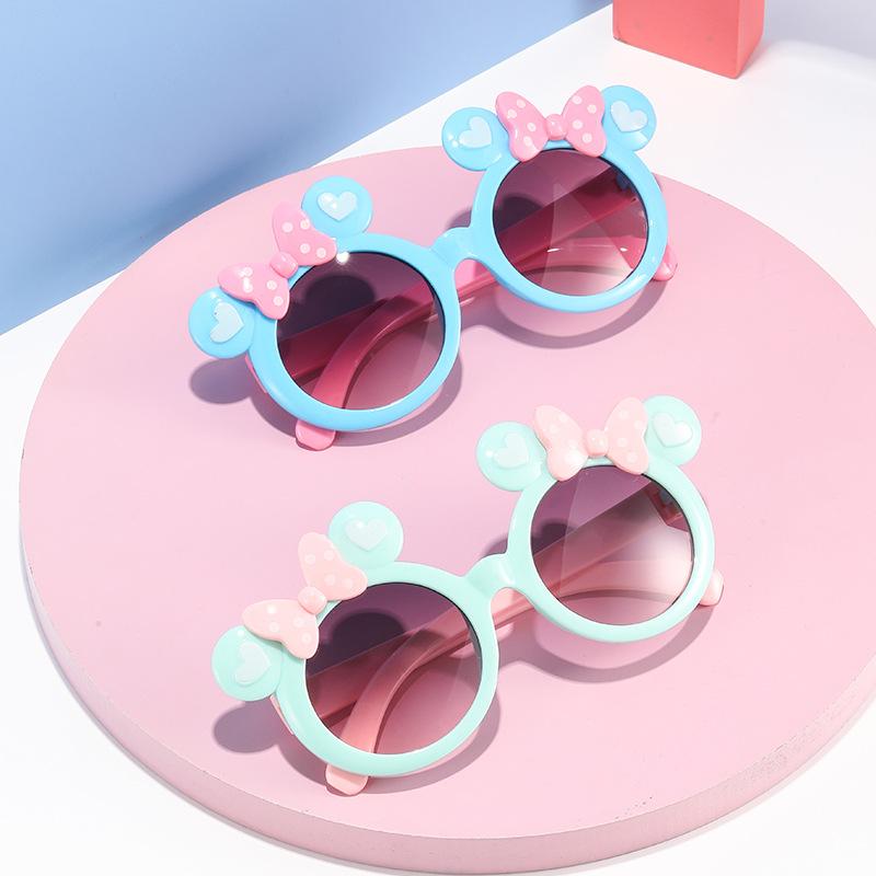7303 Children'S Sunglasses Sunglasses Wholesale Children'S Bow Love Cartoon Cute Boys And Girls Sunglasses