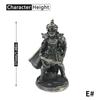 White Copper Metal Warrior Arab Knight Soldier Model Miniature Figurines Board Game Pieces Car Decoration Boy Gift