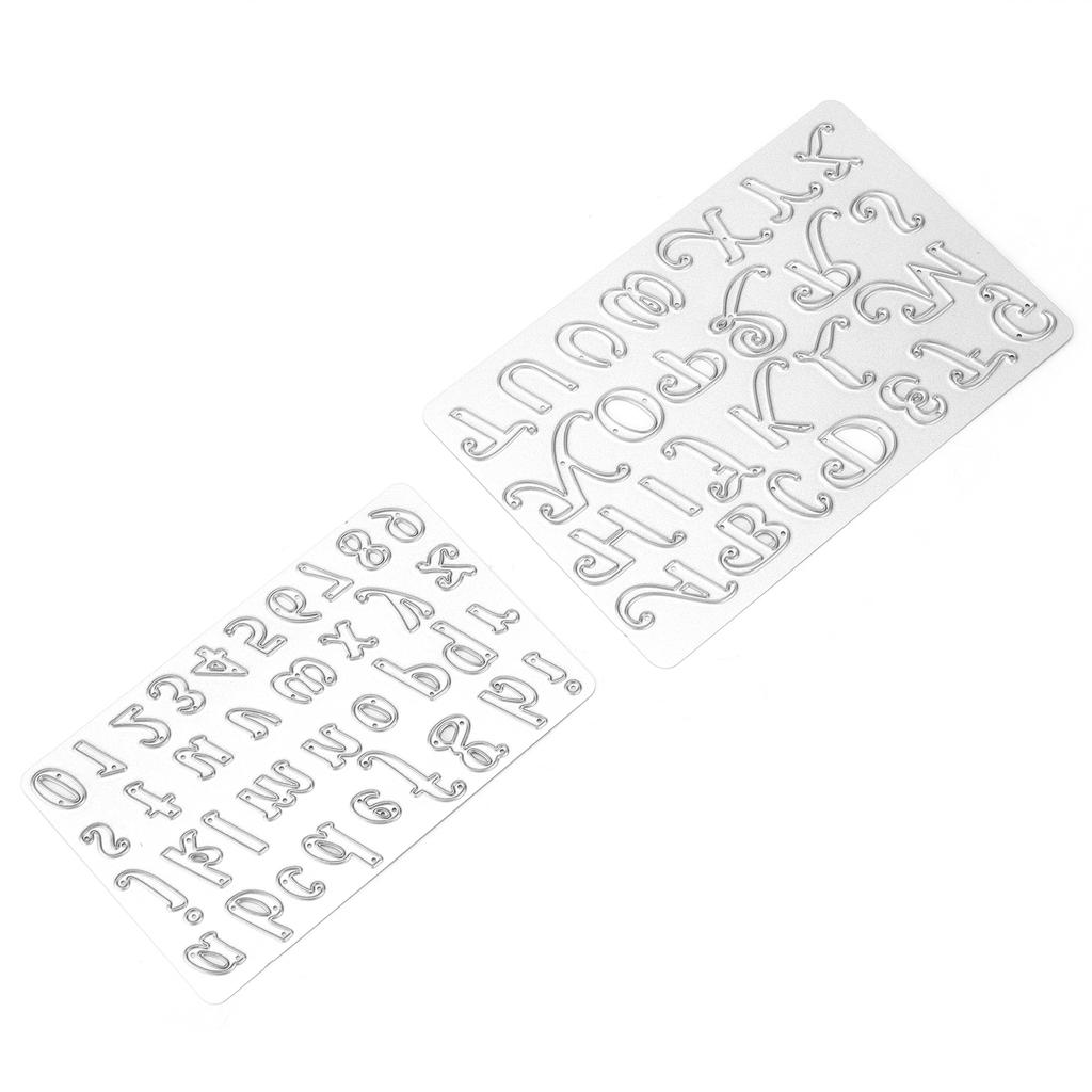 2 шт., высечки из углеродистой стали, буквы, форма для скрапбукинга, форма для ремесел, фотоальбом