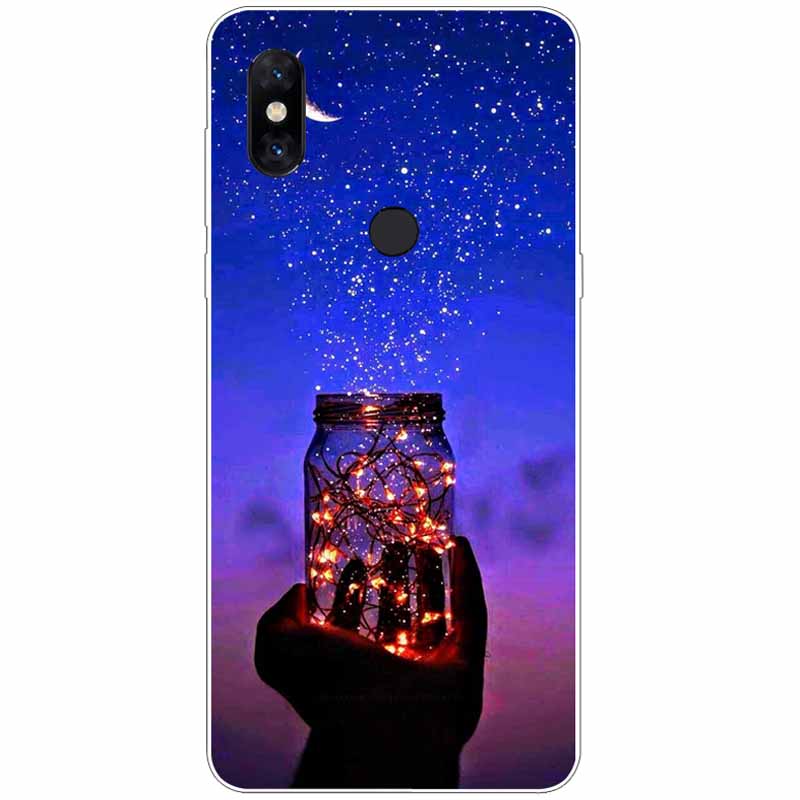 Soft Cover For Xiaomi Mi Mix 3 Case Max3 TPU Silicone Print Clear Bumper for Xiaomi Mi Mix 2S Mix2S Max 2 3 Covers Coque Funda
