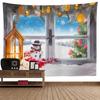 Домашний декор Рождественский настенный гобелен Гостиная Спальня Общежитие Домашний декор С Рождеством
