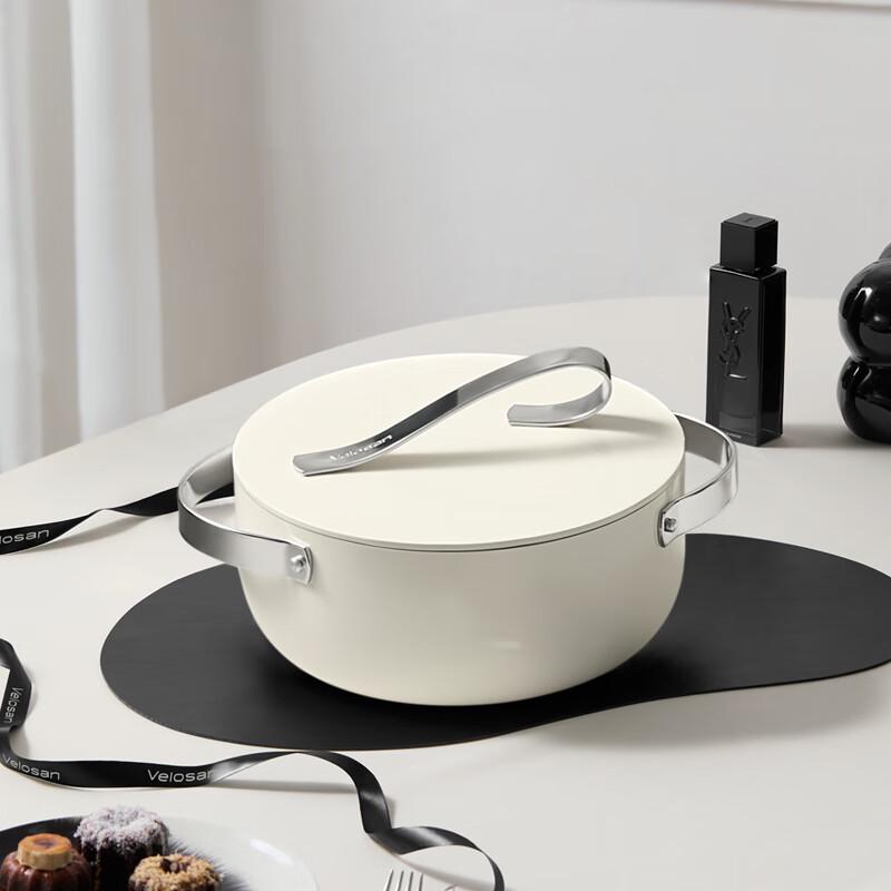 Wenlun Mountain Ribbon Ceramic Non-Stick Multi-Cooker Pot