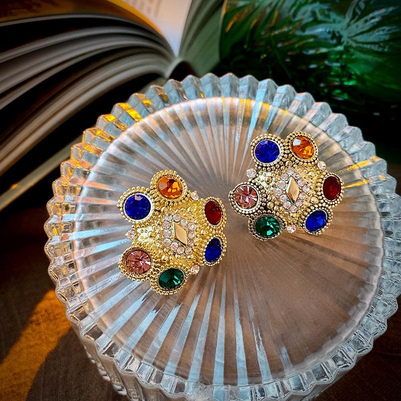 Серьги с каплями масляной живописи, модные ретро-серьги, серьги премиум-класса, подарки