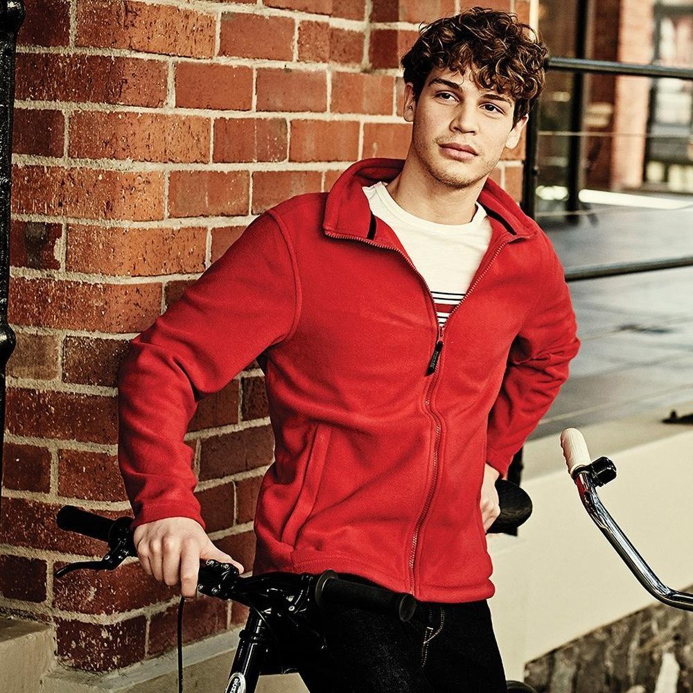 Regatta Mens Plain Micro Fleece Full Zip Jacket (Layer Lite)