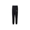Solid Color Casual Comfortable Breathable Mid Waist Knitted Sports Pants Men Bottoms Black 685639-01
