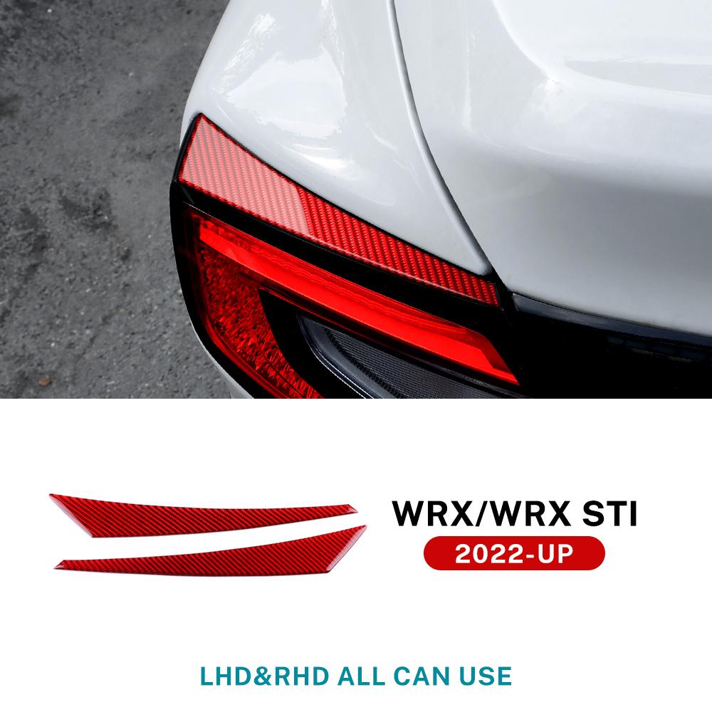 Настоящая мягкая наклейка из углеродного волокна для Subaru WRX/WRX STI 2025 2025 2025 LHD RHD Автомобильные аксессуары, накладка на задний фонарь, накладка на "бровь"