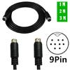 Адаптер-кабель Mini Din 9PIN Отличная электропроводность 9-контактный Папа-Папа