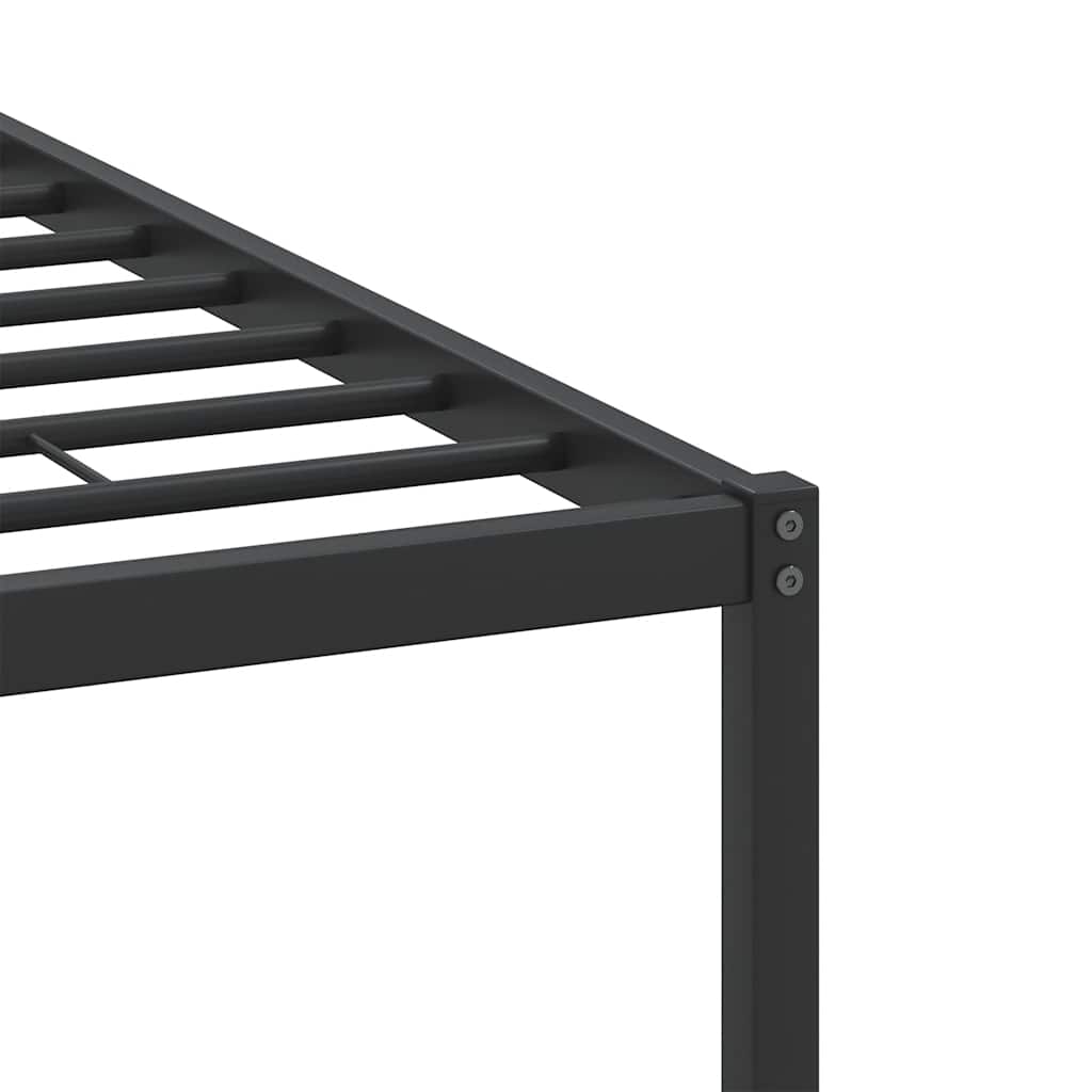 Bed Frame without Mattress Sonoma Oak Finish 137 x 190 cm Engineered Wood