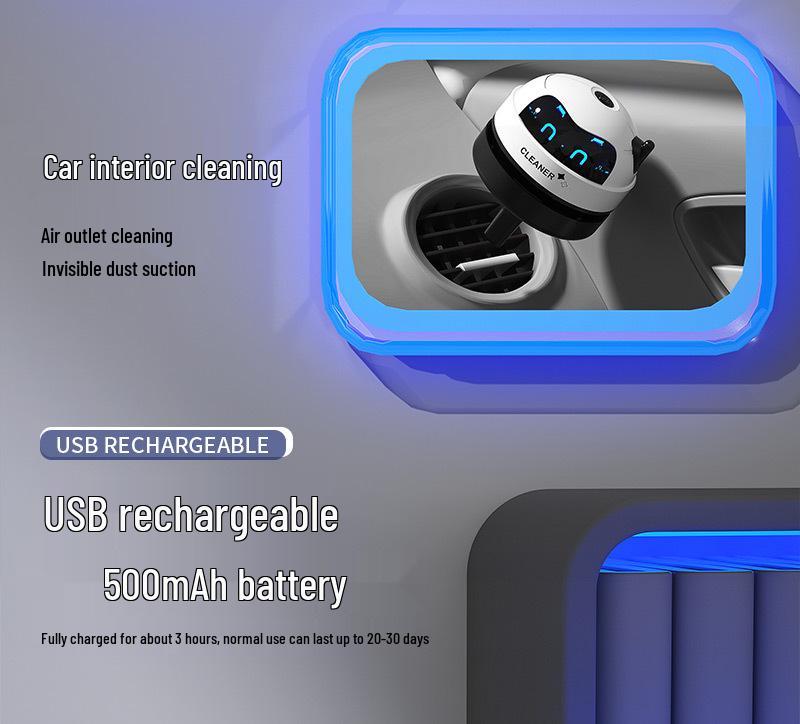 Настольный пылесос с USB-подзарядкой: Мини Электрический Пылесос для Крошек, Ластиков и Пыли с Клавиатуры