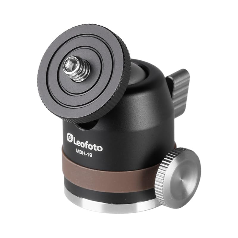 Leofoto Compact Ball Head compatible 19mm ball MBH-19 [1/4-inch diameter]