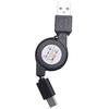 Кабель USB Type C, Выдвижной USB C к USB Кабель для зарядки Выдвижной Тип C/Быстрый USB Шнур зарядного устройства для мобильного телефона ПК Прямая поставка