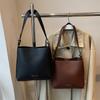 Shoulder Bag Crossbody Autumn and Winter New Bucket Bag Texture Commuting Simple Tote Bag Shoulder Bag Women