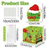 Themed Christmas Green Pattern Paper Surprise Box Holiday Props For Gift