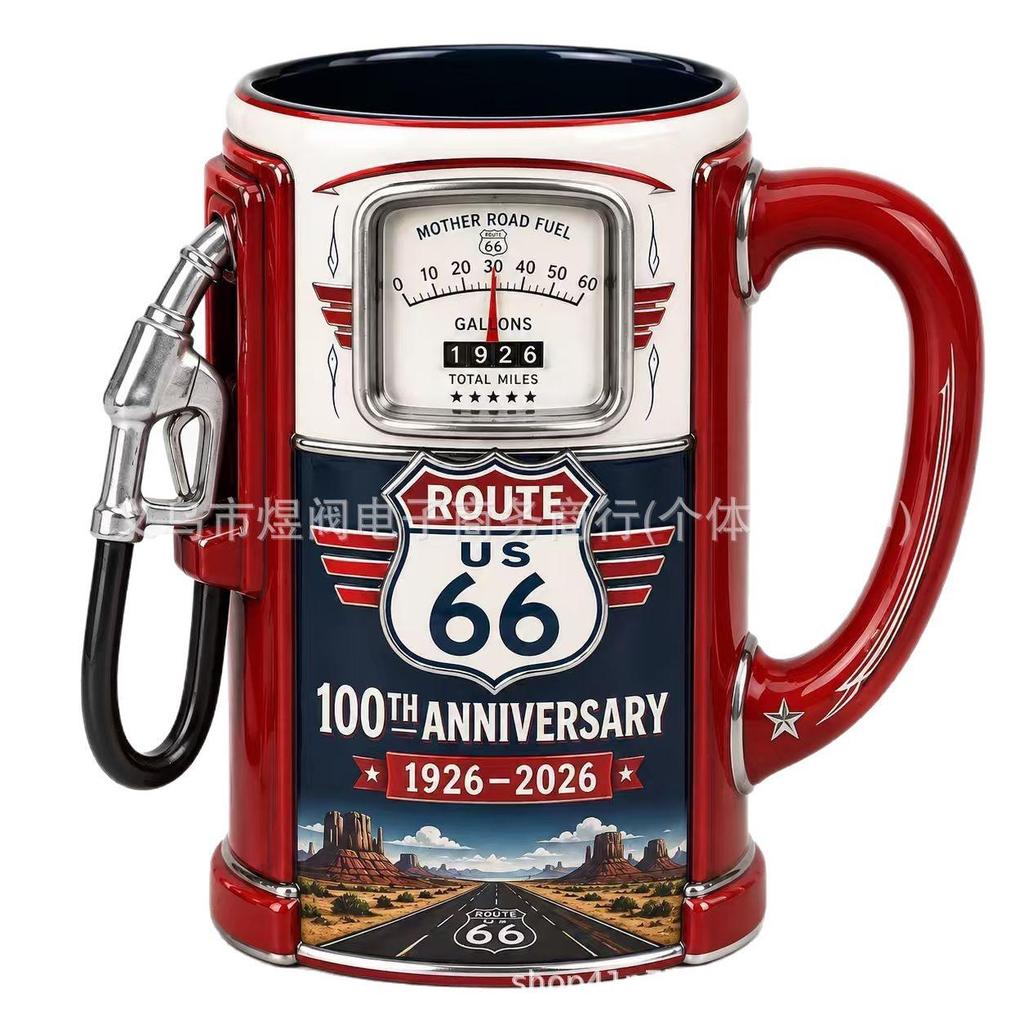 2026 New Style Gas Station Fuel Pump Resin Kitchen Mug Decor
