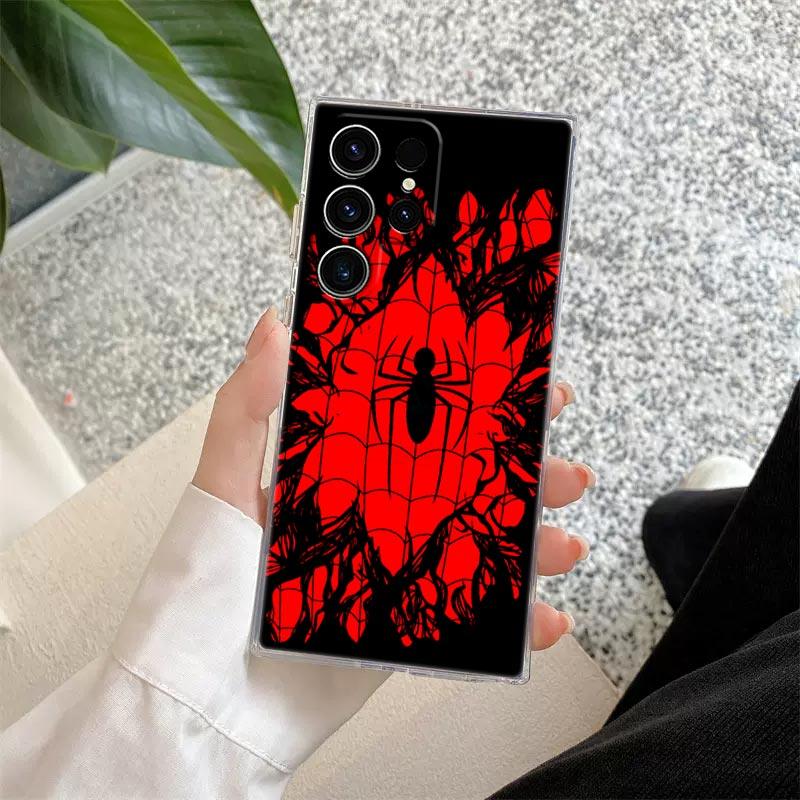 Прозрачный чехол Marvel Человек-паук Веном S26 для Samsung Galaxy S26 S25 Ultra S24 S22 S26 Plus S20 S23 S21 S25 FE 5G Прозрачная крышка