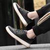 Fashion Men New Fashion Top Layer Cowhide White Casual Board Shoe Male Breathable Sport Shoes Men Genuine Leather Comfy Lace-up Sneakers