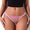 Lace Transparent Underwear Women Sexy Thin Strap Thong Panties Briefs Underwear Hollow Low-waist Lingerie Thongs G-String
