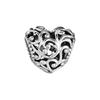Authentic 925 Sterling Silver Regal Openwork Heart Charm Beads for Jewelry Making Fits Original Bracelet Women DIY Jewellery