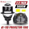 3.0'' Bi-led Проектор LED H4 Hi/Lo Луч Линзы 6000K Яркий Белый H7 H1 9005 9006 Свет Фара 5600W Для Автоаксессуаров KQ
