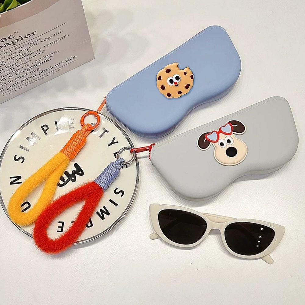 Портативный многофункциональный чехол для очков Пылезащитный силиконовый чехол для мелочей Водонепроницаемый футляр для очков