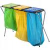 Bin Stand for Waste Segregation 3 Positions for 120L Bags Frame