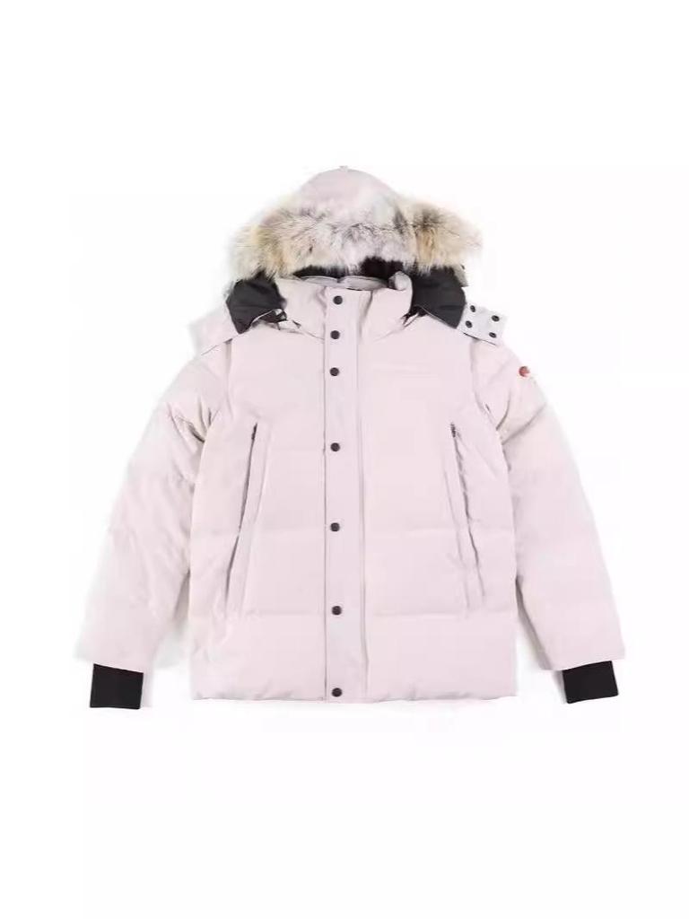 Парка Wyndham с гусиным пухом: 29 стилей - Мужские и женские с капюшоном и воротником из меха волка