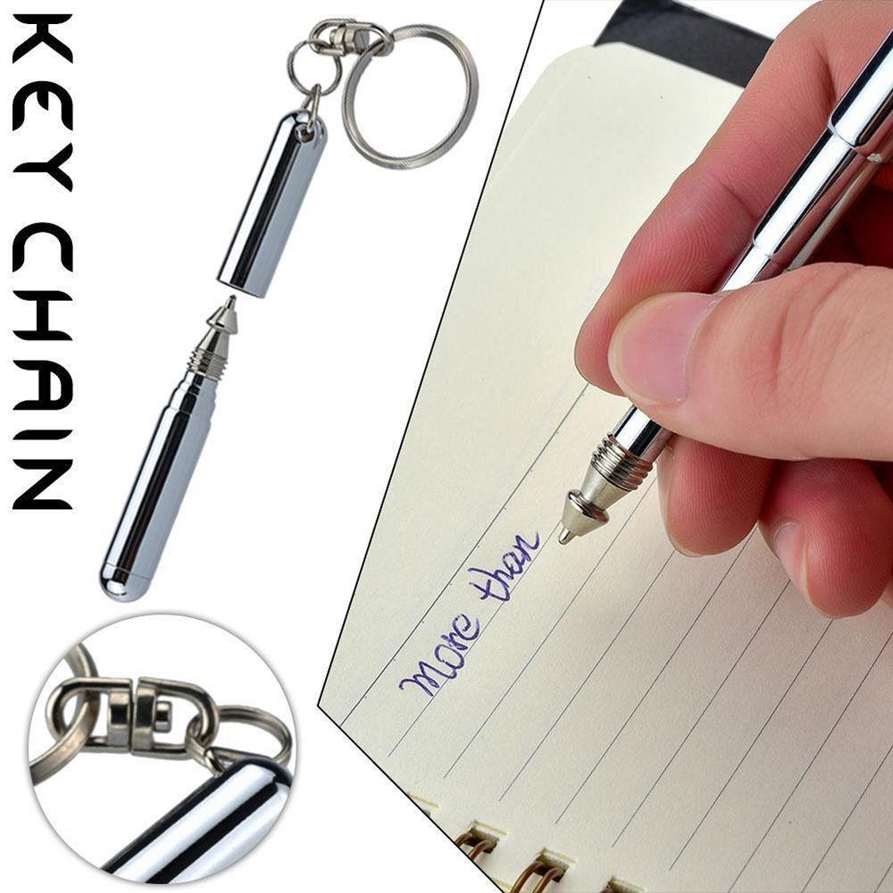 Telescoping Telescoping Pen Stainless Steel Stationery Pen Portable Ballpoint Pen  Students Gift