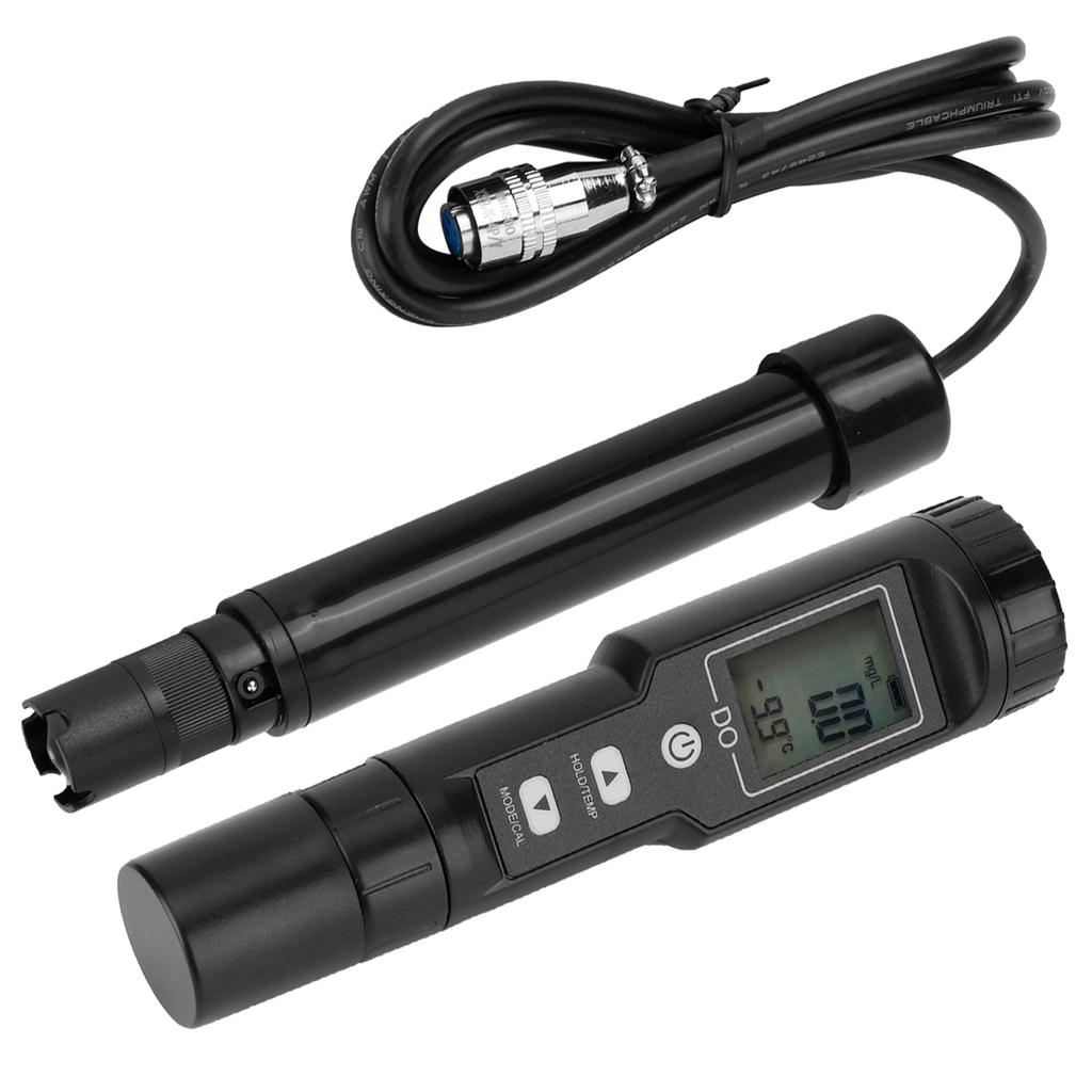 Digital Dissolved Oxygen Meter Detector Water Quality Tester with Temperature Detection