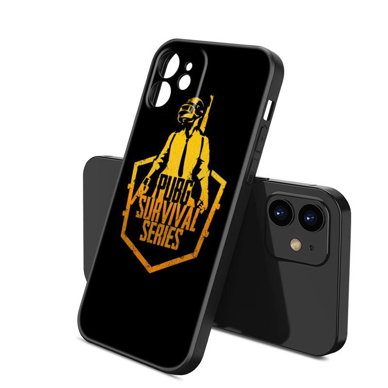 Горячий игровой чехол Pubg для Apple iPhone 12 13 Mini 11 14 15 Pro Max 7 8 Plus X XR XS SE 2020 2022 черный силиконовый чехол