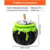 Halloween Inflatable Cooler Inflatable Cauldron Ice Bucket Blow Up Beverage Holder Photo Prop Decoration for Yard Backyard