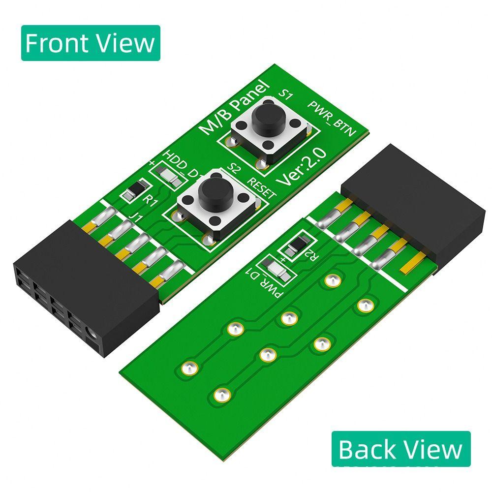 9Pin Motherboard Tester PC Assembly Case Switch Practical Power Starter Board  Desktop Computers