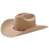 Ethnic Style Cowboy Hats Western Party Large Rolled Brims Hat Plain Color Outdoor Sunproof Cowgirl Hat for Adult Unisex
