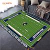 Персонализированный ковер для американского футбольного поля, коврик для декора гостиной, спальни, детский, кухонный, ванный, нескользящий коврик для пола, альфомбра