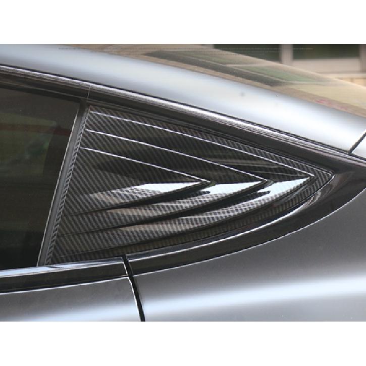Накладка-жалюзи на заднее стекло из углеродного волокна для Tesla Model 3 2018-